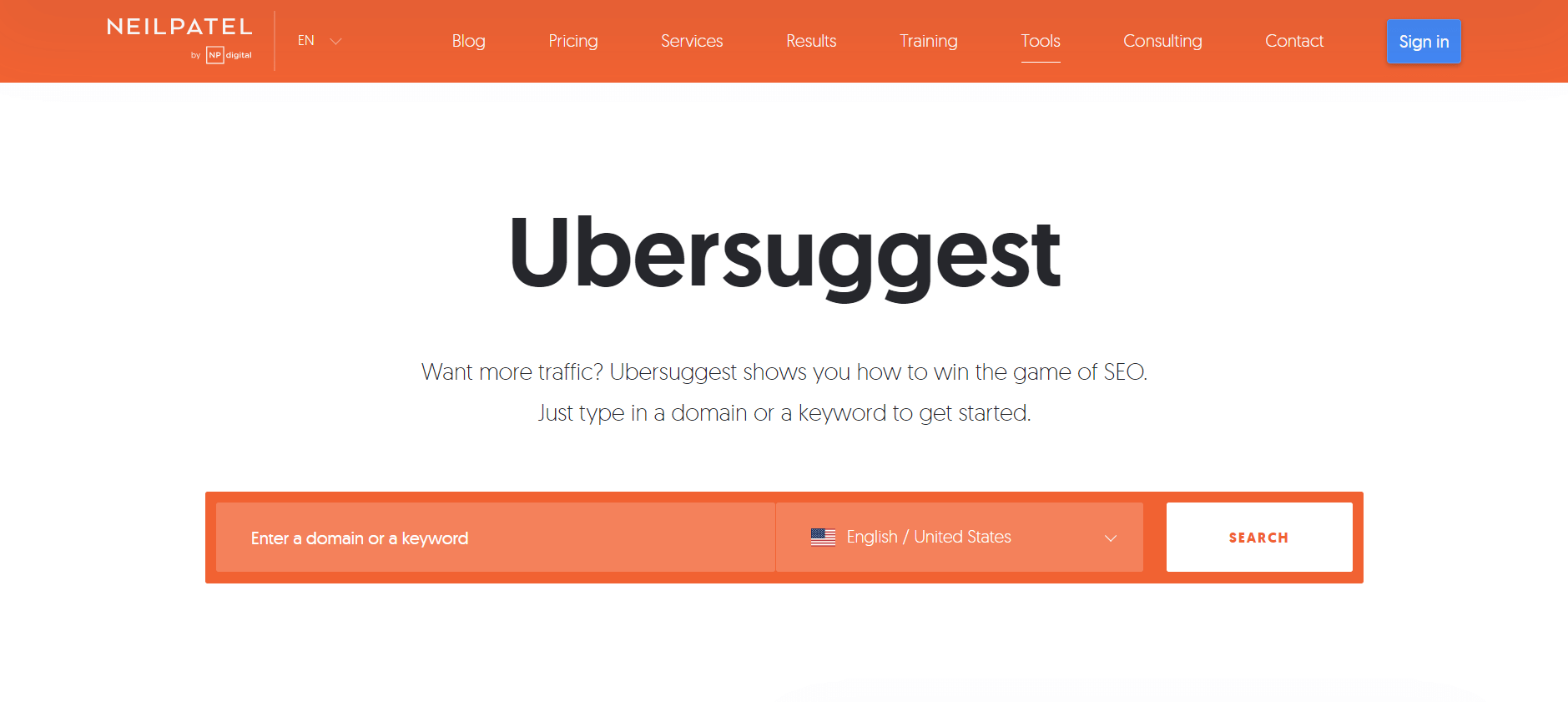 Ubersuggest